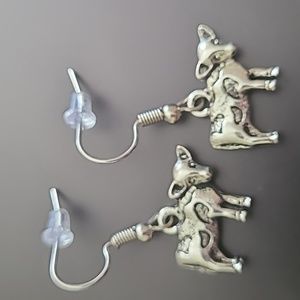 - Cow Earrings